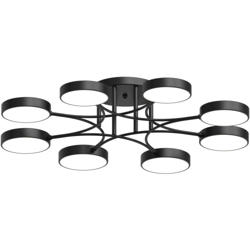 LED acrylic chandelier Sirius B X13266/8 BK black