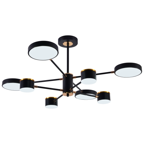LED acrylic chandelier Sirius B X13288/8 BK+FGD
