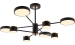 LED acrylic chandelier Sirius B X13288/8 BK+FGD - Фото № 2