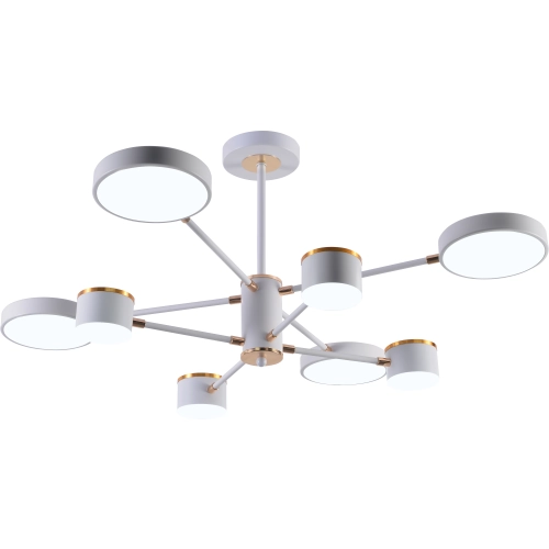 LED acrylic chandelier Sirius B X13288/8 WT+FGD - Фото № 1