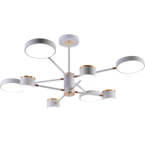 LED acrylic chandelier Sirius B X13288/8 WT+FGD - Фото № 2