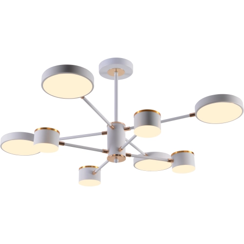 LED acrylic chandelier Sirius B X13288/8 WT+FGD - Фото № 3