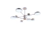 LED acrylic chandelier Sirius B X13288/8 WT+FGD