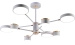 LED acrylic chandelier Sirius B X13288/8 WT+FGD - Фото № 2