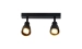 Spot VALESO INN-23043BK black with 2 shades - Фото № 1