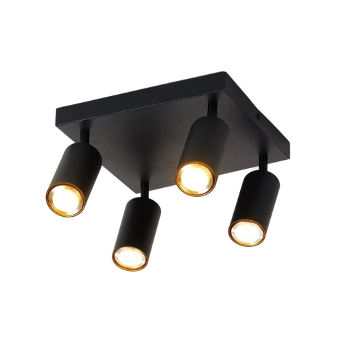 Spot  INN-23196BK black on 4 lamps - Фото № 1