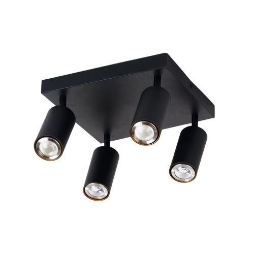 Spot  INN-23196BK black on 4 lamps - Фото № 2
