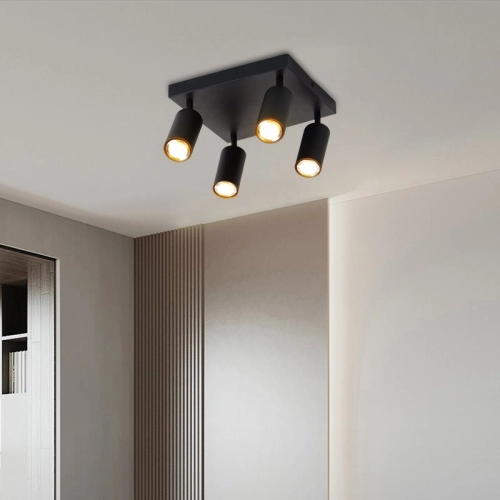 Spot  INN-23196BK black on 4 lamps - Фото № 3