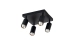 Spot  INN-23196BK black on 4 lamps - Фото № 2