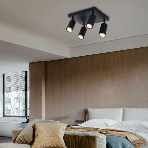 Spot  INN-23700BK black on 4 lamps - Фото № 2