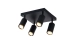 Spot  INN-23700BK black on 4 lamps - Фото № 1