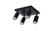 Spot  INN-23700BK black on 4 lamps - Фото №1