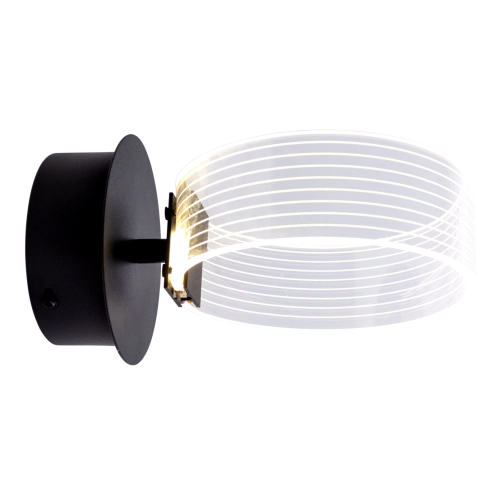 Sconce wall LED acrylic Sirius N 3705-1 BLACK 12W - Фото № 3