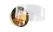 Бра настінна світлодіодна акрилова Sirius N 3705-1 GOLD 12W - Фото № 2