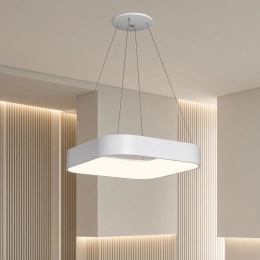 Люстра светодиодная подвесная Sirius GLD-23411 WT 64W