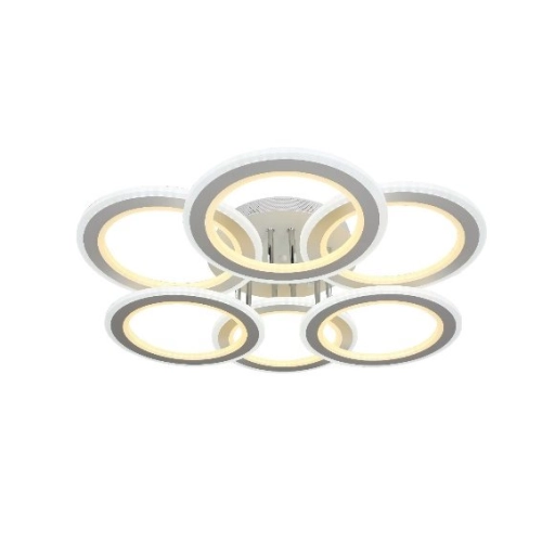 Люстра светодиодная акриловая Sirius N 6600D-6M WT 324W - Фото № 1