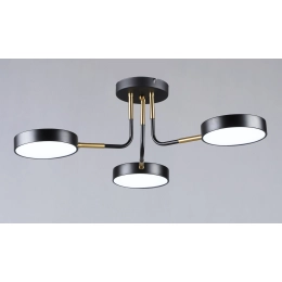 Люстра потолочная светодиодная Sirius B N6341/3 BK+COP