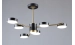 Loft-style LED chandelier Sirius B N6369/6 COP+BK