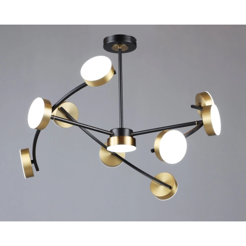 LED acrylic chandelier Sirius B N6340/10 BK+COP
