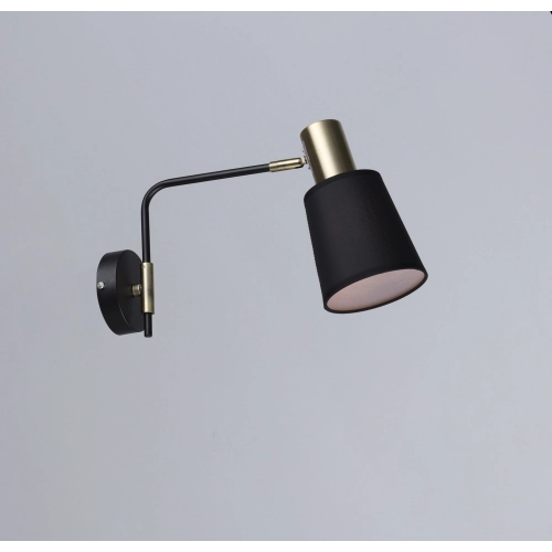 Wall sconce in loft style Sirius B N6597/1W BK+AB