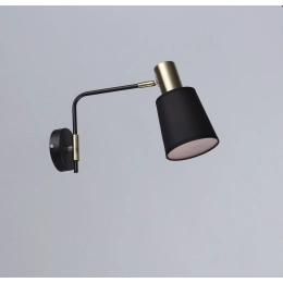 Бра настінне в стилі лофт Sirius B N6597/1W BK+AB