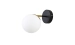 Wall sconce 74542/1W CP+Matte Black
