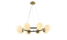 Pendant chandelier Molecule 74542/8 CP+Matte Black with 8 shades - Фото № 1