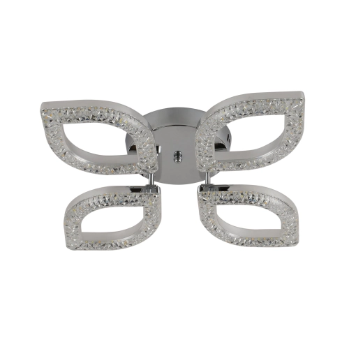 Люстра світлодіодна акрилова Sirius 2721/4 CR 40W*2 - Фото № 1