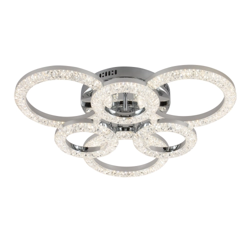 LED acrylic chandelier Sirius 2723/3+3 CR 63W*2