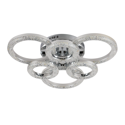 LED acrylic chandelier Sirius 2723/3+3 CR 63W*2 - Фото № 1