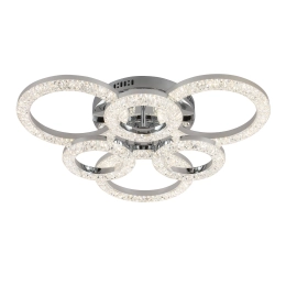 LED acrylic chandelier Sirius 2723/3+3 CR 63W*2