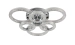 LED acrylic chandelier Sirius 2723/3+3 CR 63W*2 - Фото № 1