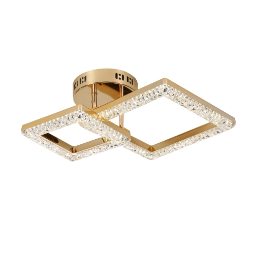 LED acrylic chandelier VALESO 2726/1+1 GD 25W*2 - Фото № 1