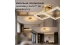 LED acrylic chandelier VALESO 2726/1+1 GD 25W*2 - Фото № 5