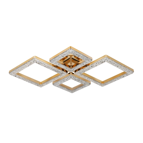 Люстра світлодіодна акрилова Sirius 2726/2+2 GD 50W*2 - Фото № 1
