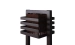 Chandelier metal production Sirius PR 1039/3 brown on 3 plafonds - Фото № 3