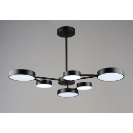 Suspended chandelier with LED light VALESO B YH1354/3+3 BK 63W