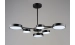 Suspended chandelier with LED light VALESO B YH1354/3+3 BK 63W