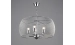 Pendant chandelier in loft style metal Sirius B S2456/5 CH chrome