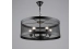 Pendant chandelier in loft style metal Sirius B S2459/5 BK