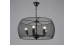 Pendant chandelier in loft style metal Sirius B S2460/5 BK