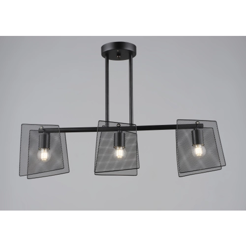 Chandelier in loft style Sirius B S2469/3 BK black
