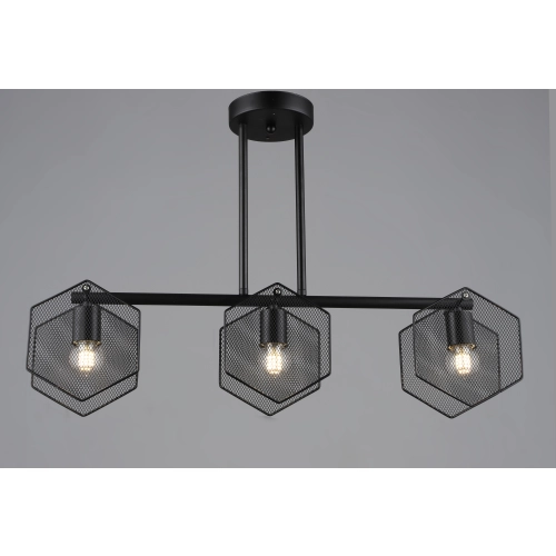 Chandelier in loft style Sirius B S2473/3 BK black