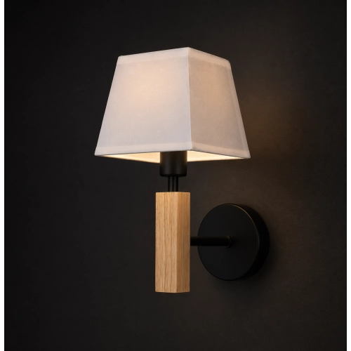 Classic wall sconce VALESO V15-1B BK black - Фото № 1