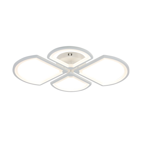 Acrylic LED chandelier VALESO G 1142/2+2 WT 116W - Фото № 1