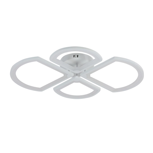 Acrylic LED chandelier VALESO G 1142/2+2 WT 116W - Фото № 2
