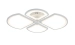 Acrylic LED chandelier VALESO G 1142/2+2 WT 116W - Фото № 1