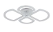 Acrylic LED chandelier VALESO G 1142/2+2 WT 116W - Фото № 2
