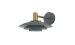 Wall Sconce G 74729/1W Dark Grey + Chrome - Фото № 1
