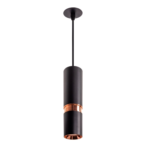 The chandelier suspended in style of the Sirius PRD 4631-P BK R-GD loft on 1 plafond - Фото № 2